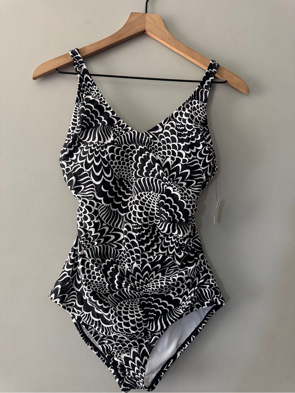Speedo | black and white one piece swimsuit | 8